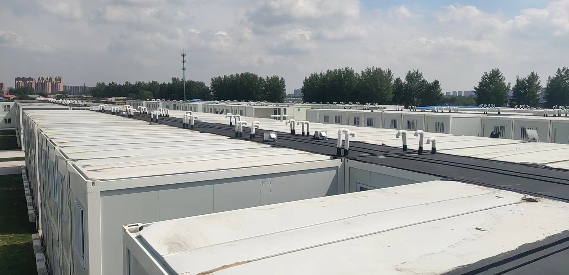 眾志成城，共同抗疫！廣恒防水馳援遼陽(yáng)方艙醫院項目。